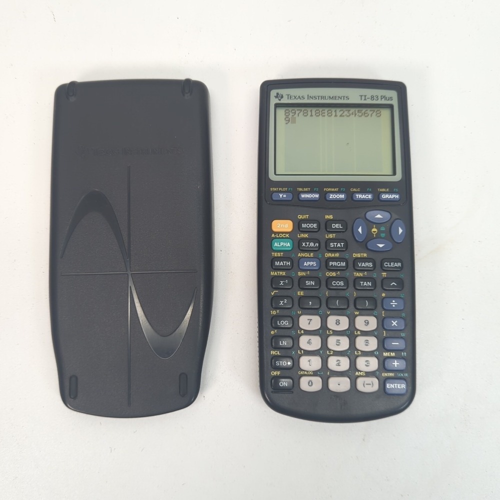 Texas Instruments TI-83 Plus Graphing Calculator With Cover‎ Some Dead Pixels